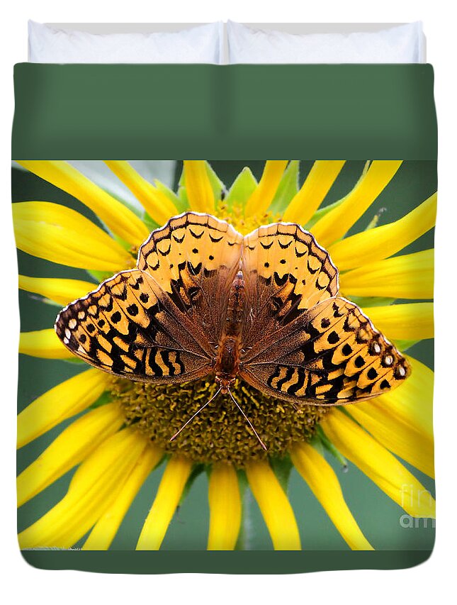 Butterfly Duvet Cover featuring the photograph The Butterfly Effect by Tina LeCour