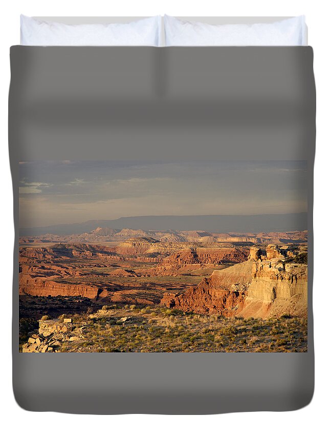 Dead Zone Duvet Cover featuring the photograph The Dead Zone - Utah by DArcy Evans