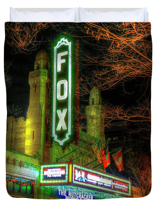 Reid Callaway The Fabulous Fox Theater Duvet Cover featuring the photograph The Fabulous Fox Theatre Atlanta Georgia Art by Reid Callaway