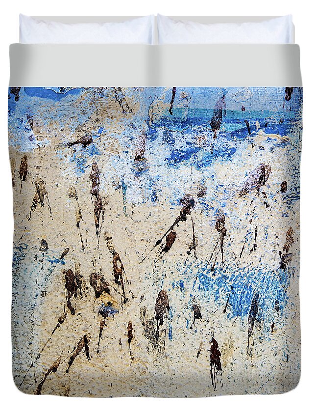 Cuba Duvet Cover featuring the photograph The Gathering by Patti Schulze