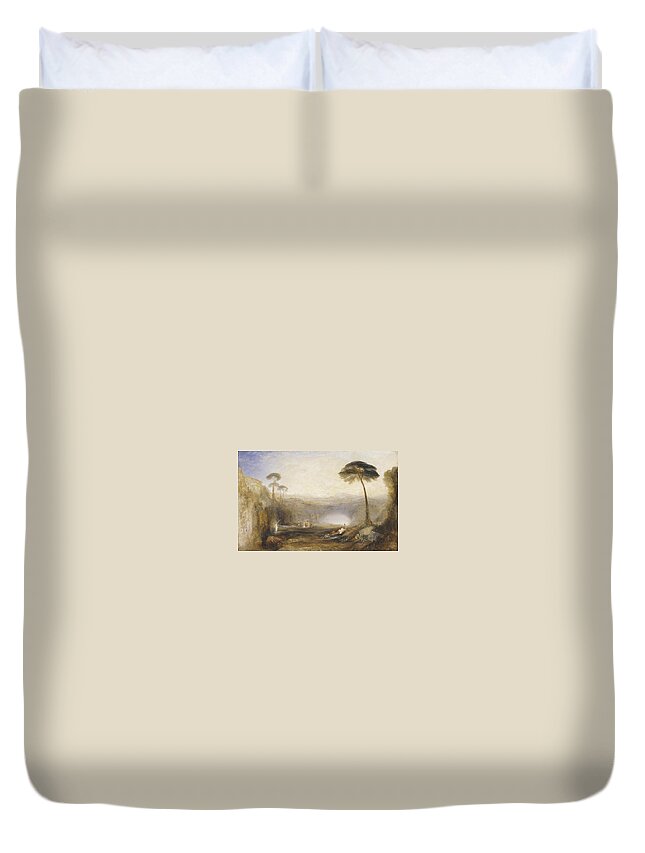 Joseph Mallord William Turner 1775�1851  The Golden Bough Duvet Cover featuring the painting The Golden Bough by Joseph Mallord