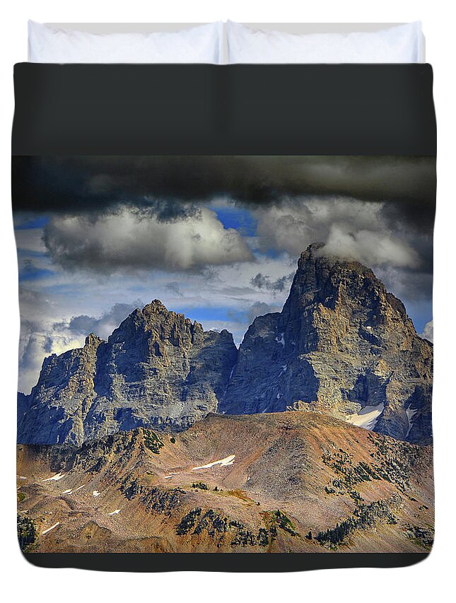 The Grand From The West Duvet Cover featuring the photograph The Grand From the West by Raymond Salani III