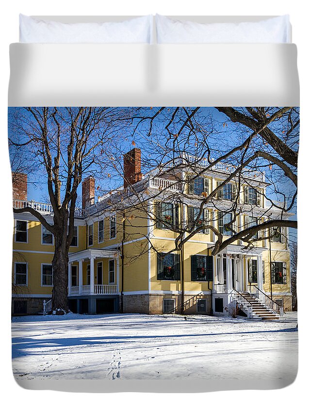 Granger Homestead Duvet Cover featuring the photograph The Granger Homestead by William Norton