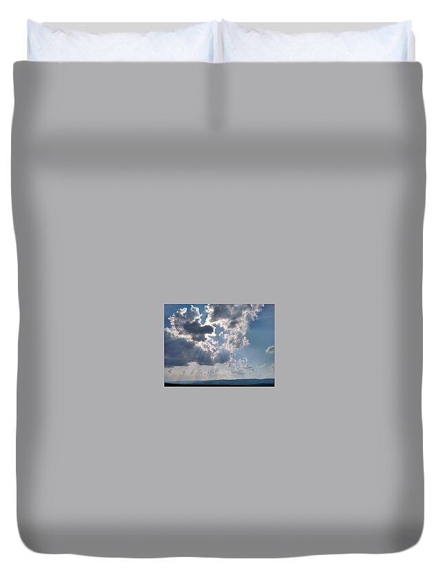 Heaven Duvet Cover featuring the photograph The Heavens by Krys Whitney