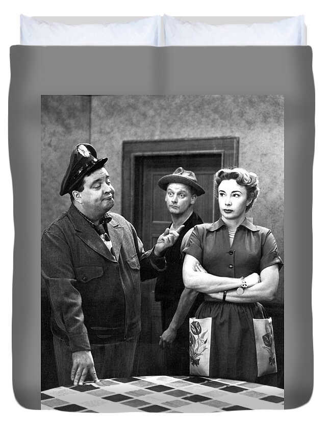 Publicity Photo Duvet Cover featuring the photograph The Honeymooners 1950s by Mountain Dreams