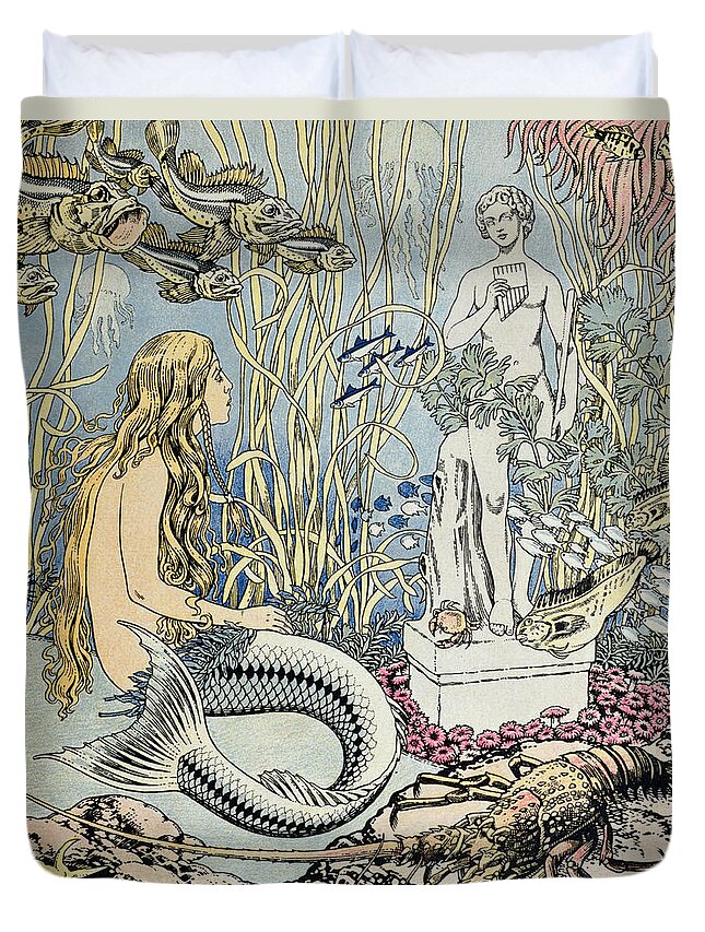 The Little Mermaid Duvet Cover For Sale By Ivan Jakovlevich Bilibin