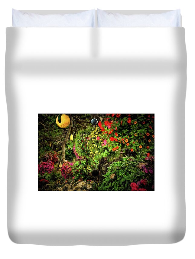 Thom Zehrfeld Duvet Cover featuring the photograph The Magical Garden by Thom Zehrfeld