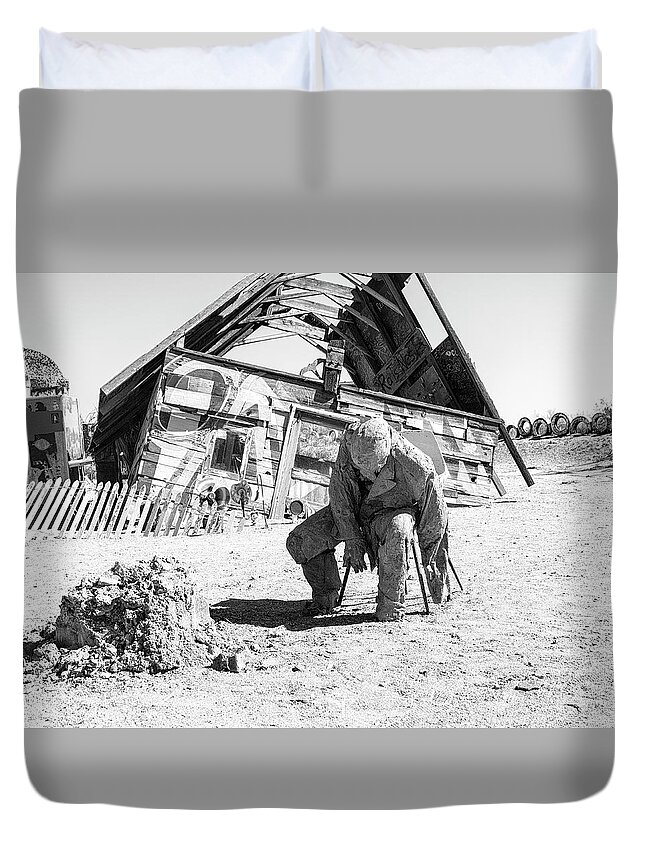 Middle Class Duvet Cover featuring the photograph The Middle Class by Dominic Piperata