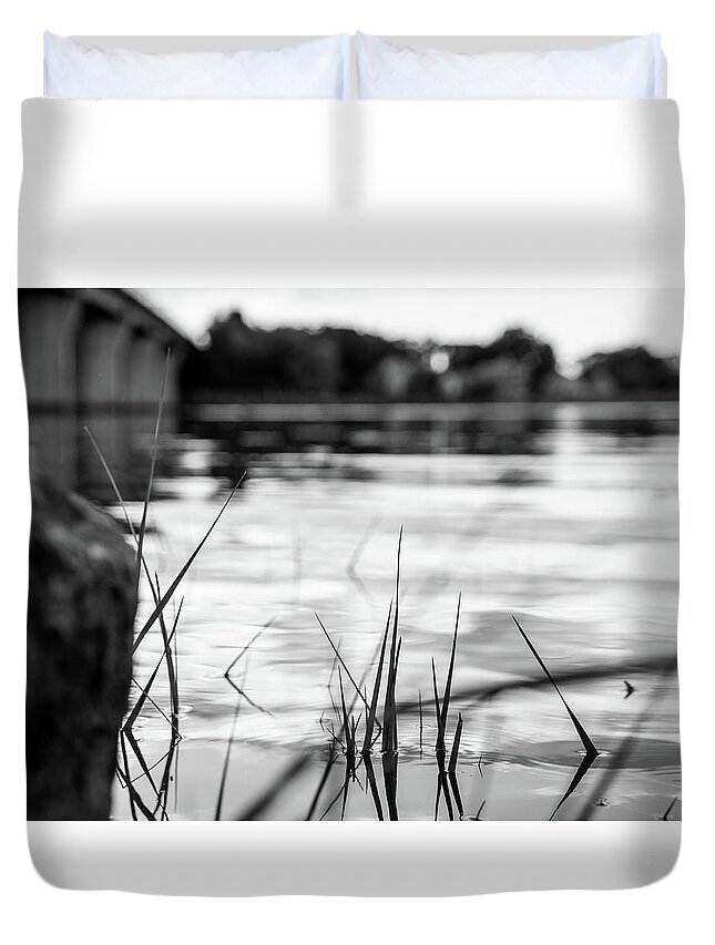 Neponset Duvet Cover featuring the photograph River by Christopher Brown