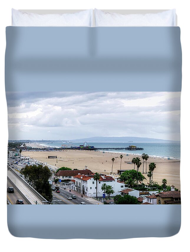 California Incline Duvet Cover featuring the photograph The New California Incline - Pamorama by Gene Parks