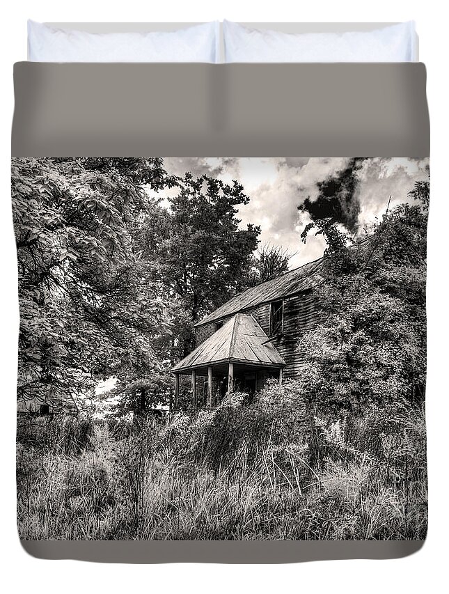 The Old Folks Are Gone Now Duvet Cover featuring the digital art The Old Folks Are Gone Now by William Fields