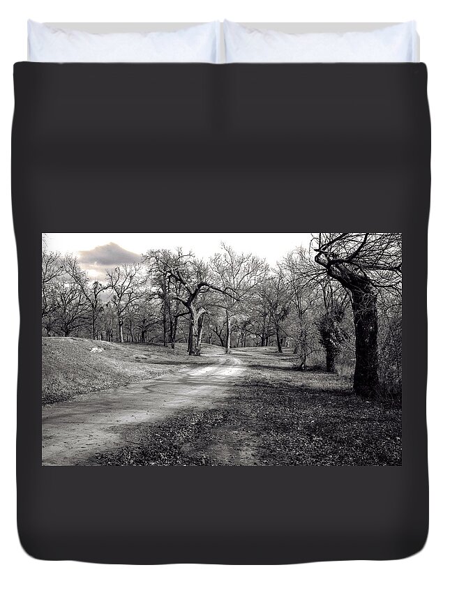 Jay Stockhaus Duvet Cover featuring the photograph The Pecan Grove by Jay Stockhaus