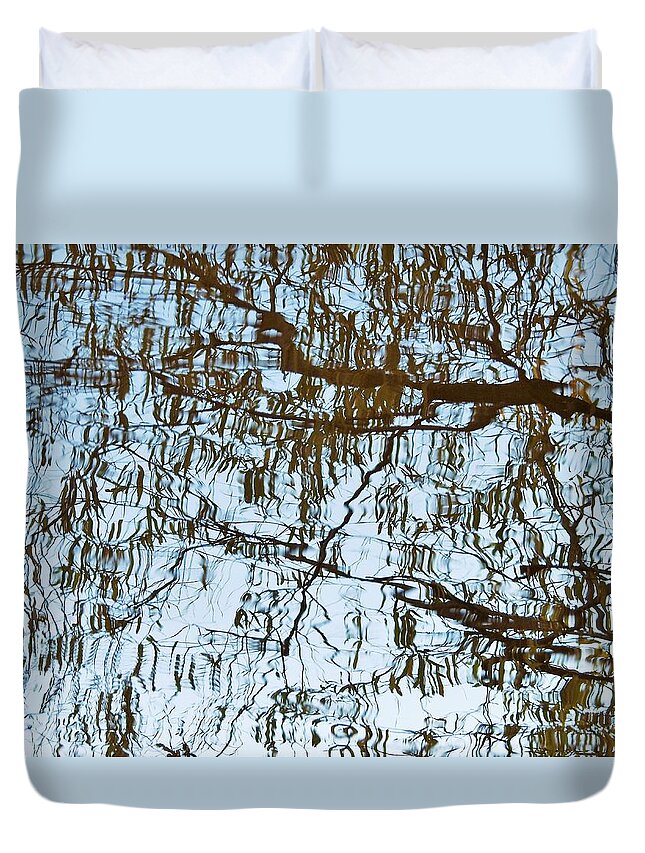 River Duvet Cover featuring the photograph The River Artistically by Jan Gelders