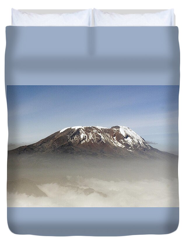 Kilimanjaro Duvet Cover featuring the photograph The Snows of Kilimanjaro by Patrick Kain