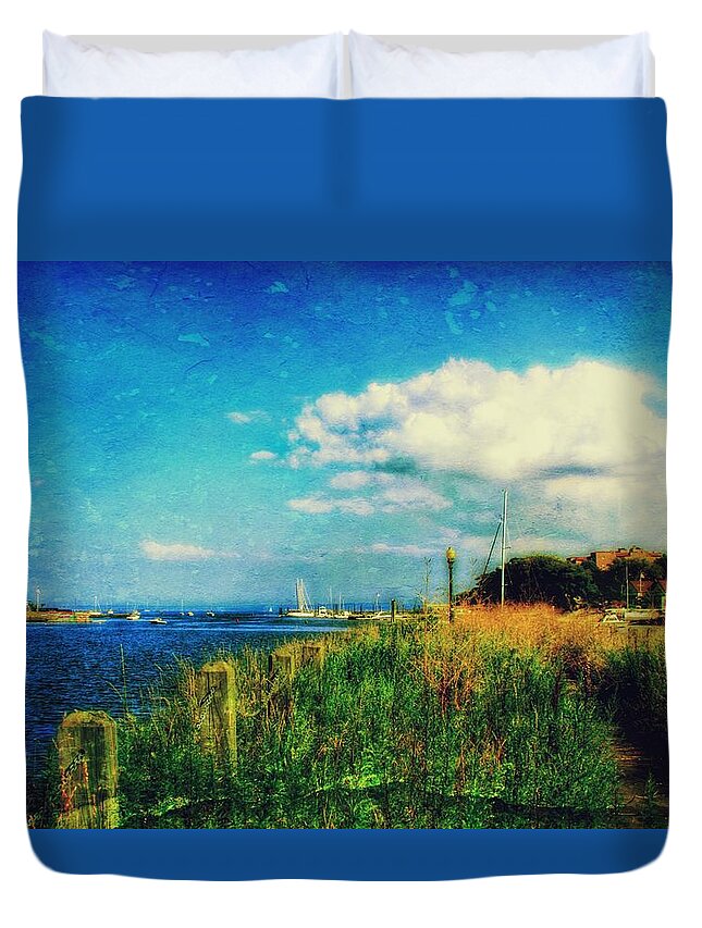 Harbor Duvet Cover featuring the photograph The Summer Wind III by Aurelio Zucco
