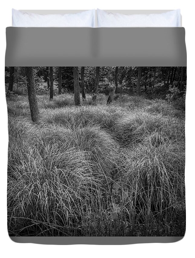 Woodland Duvet Cover featuring the photograph The sump. by Elmer Jensen