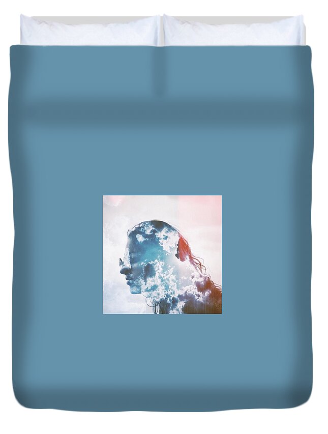 Nature Duvet Cover featuring the photograph The Universe Inside by Ashley Hudson