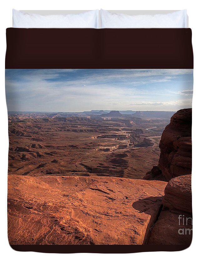 Utah Duvet Cover featuring the photograph The Vast Lands by Jim Garrison