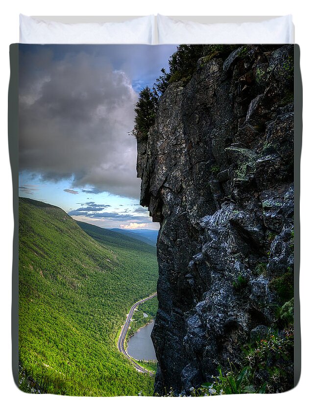 The Watcher Duvet Cover featuring the photograph The Watcher by White Mountain Images