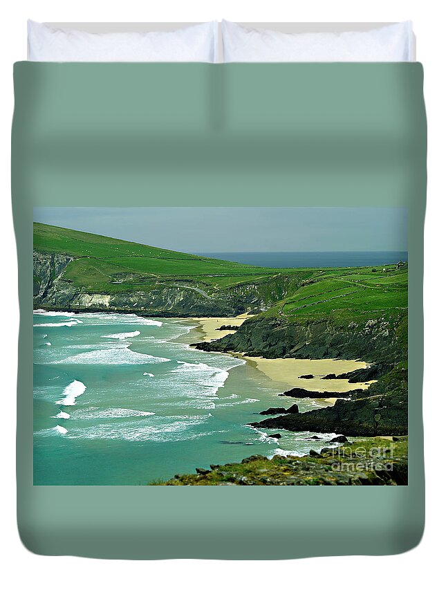 Ireland Photography Duvet Cover featuring the photograph The West Coast of Ireland by Patricia Griffin Brett