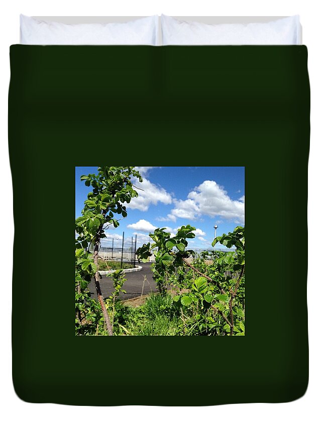 Scenery Duvet Cover featuring the photograph think Of All The Beauty Still Left by Michelle Rogers