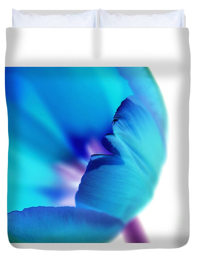 Tulip Duvet Cover featuring the photograph Thoughts Of Hope by Krissy Katsimbras