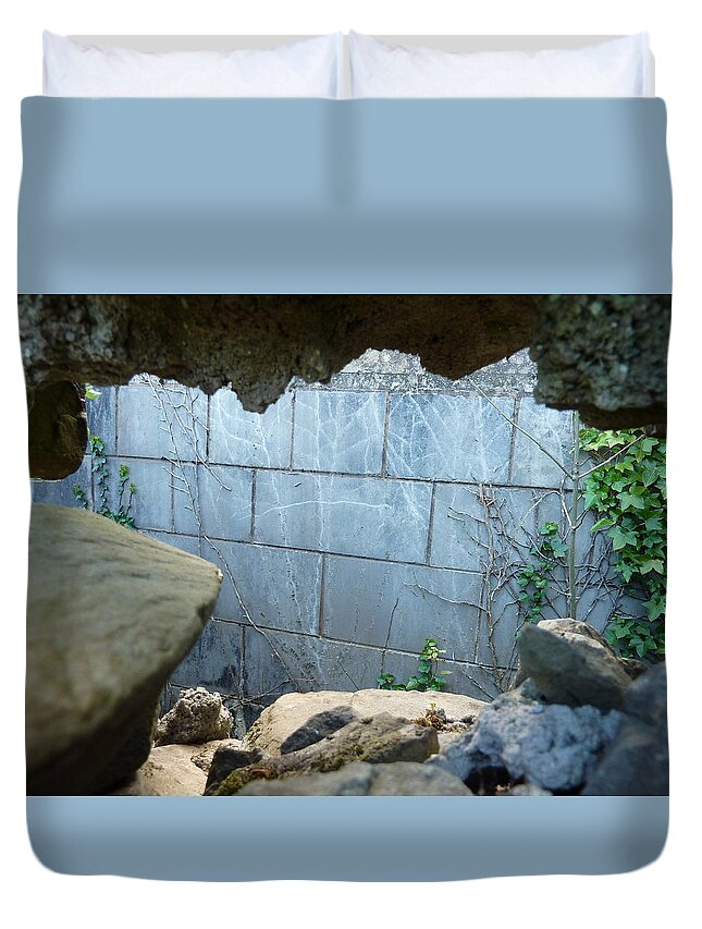 Thunder Duvet Cover featuring the photograph Thunder on the stone by Lukasz Ryszka