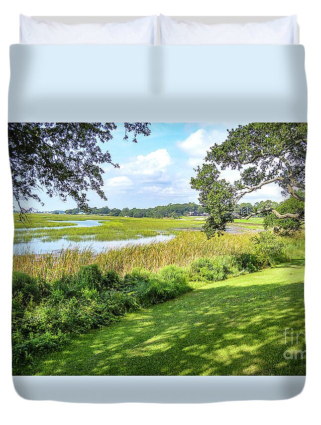 Tidewater Duvet Cover featuring the photograph Tidewater by David Smith