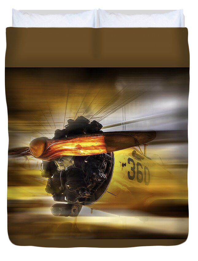 Timm N2t-1 Tutor Duvet Cover featuring the photograph Timm N2T-1 Tutor by Evie Carrier