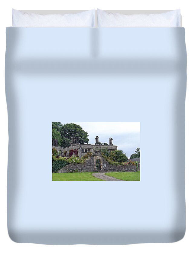 Europe Duvet Cover featuring the photograph Tissington Hall by Rod Johnson
