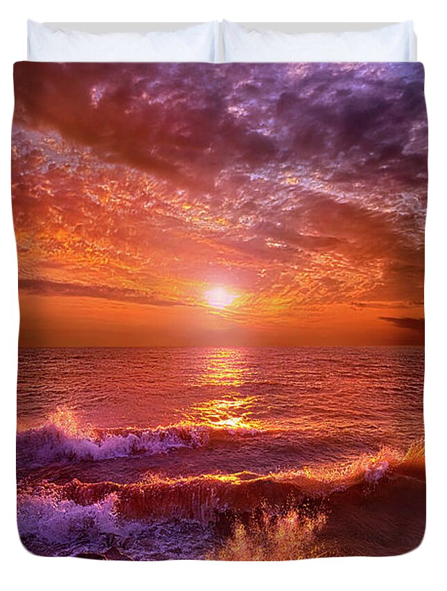 Wisconsin Horizons By Phil Koch. Duvet Cover featuring the photograph To Thine Own Self Be True by Phil Koch