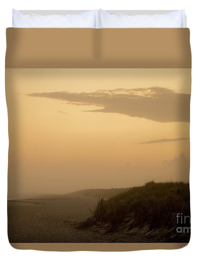 Tobay Beach Duvet Cover featuring the photograph Tobay Beach Long Island by Jeff Breiman