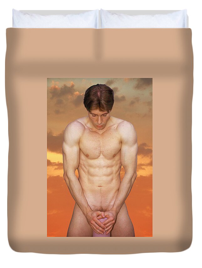 Male Duvet Cover featuring the photograph Tom P. 4-1 by Andy Shomock