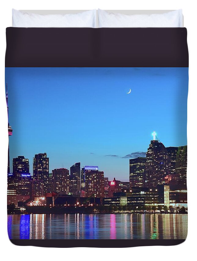 Toronto Canada Duvet Cover For Sale By Frozen In Time Fine Art