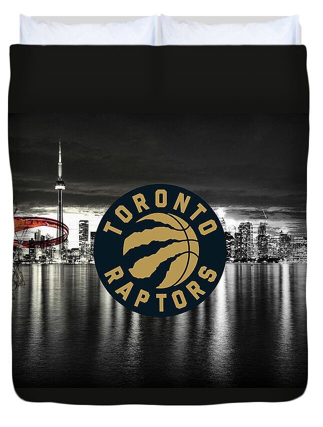 Toronto Raptors Ovo Duvet Cover For Sale By Nicholas Legault