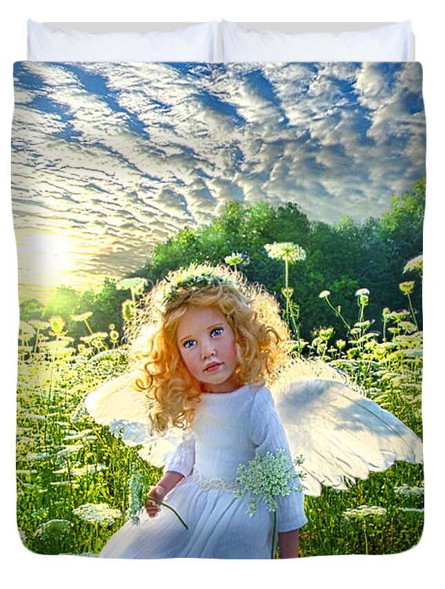 Angel Duvet Cover featuring the photograph Touched By An Angel by Phil Koch
