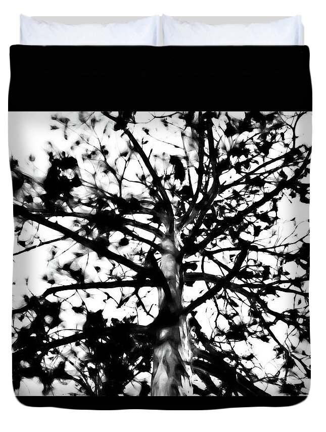 Tree Duvet Cover featuring the photograph Tree of Fae by Gina O'Brien