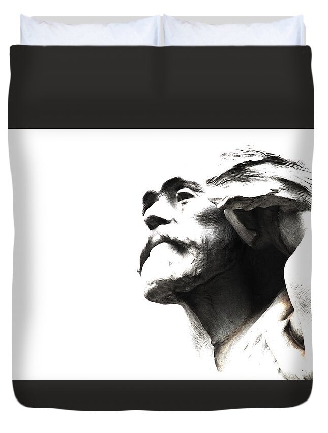 Sculpture Duvet Cover featuring the photograph True love by Emme Pons