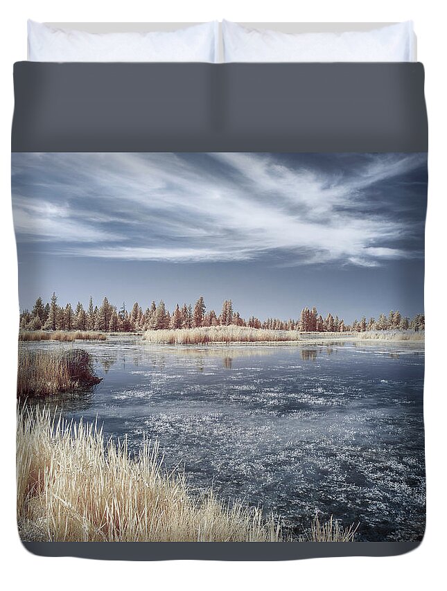 Art Duvet Cover featuring the photograph Turnbull Waters by Jon Glaser