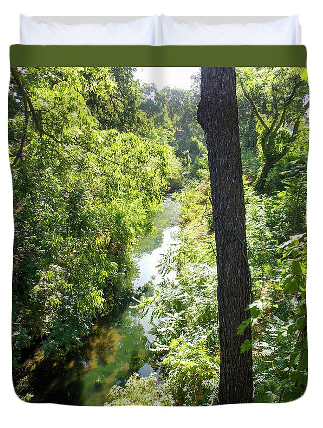 K. Bradley Washburn Duvet Cover featuring the photograph Ulatis Creek by K Bradley Washburn