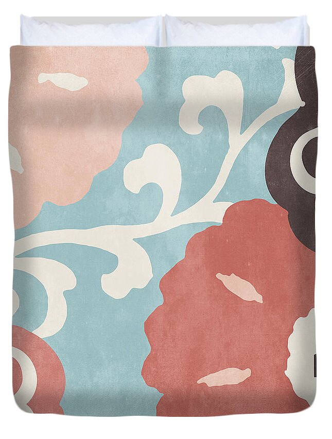 Umbrella Skies I Suzani Pattern Duvet Cover For Sale By Mindy Sommers