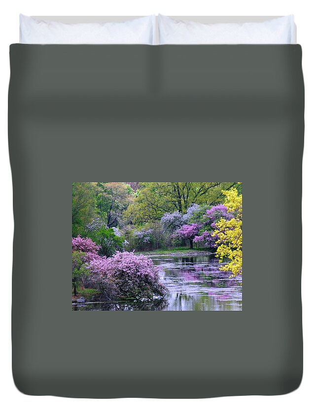 Spring Duvet Cover featuring the photograph Under Spring's Spell by Living Color Photography Lorraine Lynch
