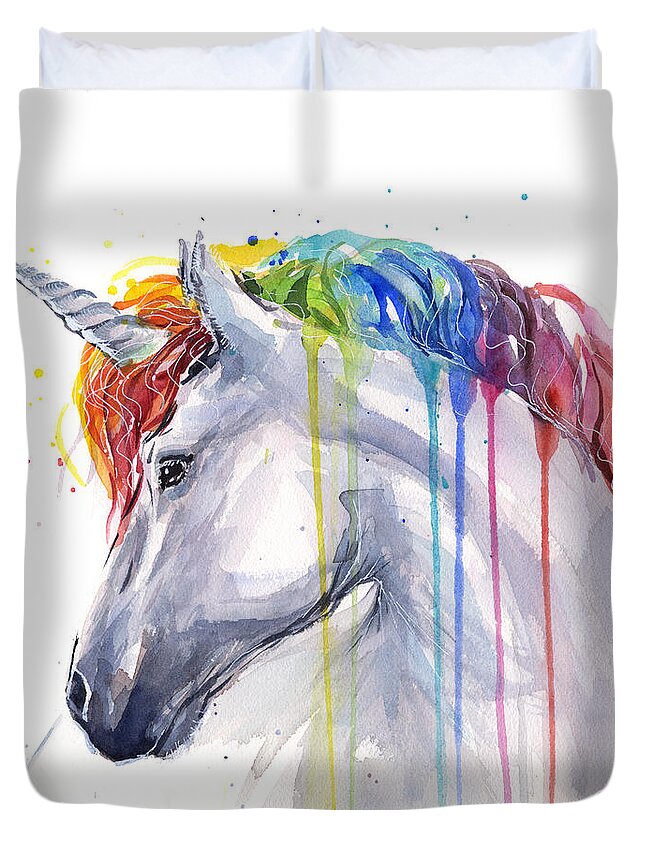 Rainbow Horses Duvet Covers Fine Art America