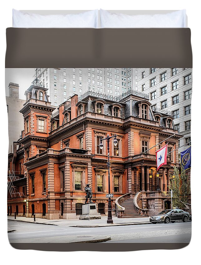 Union Duvet Cover featuring the photograph Union League by Stacey Granger