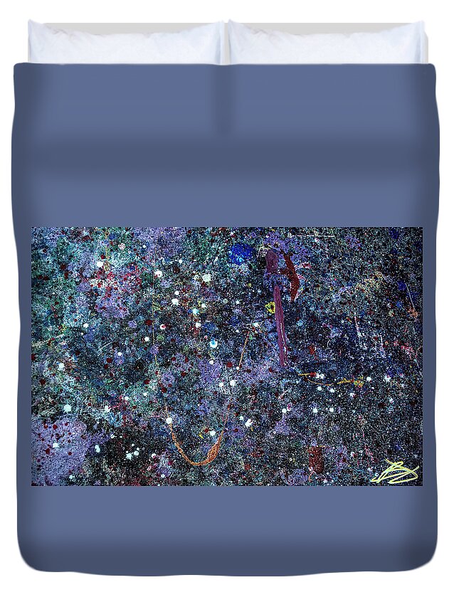 Digital Photograph Duvet Cover featuring the photograph Demension C-137 by Bradley Dever