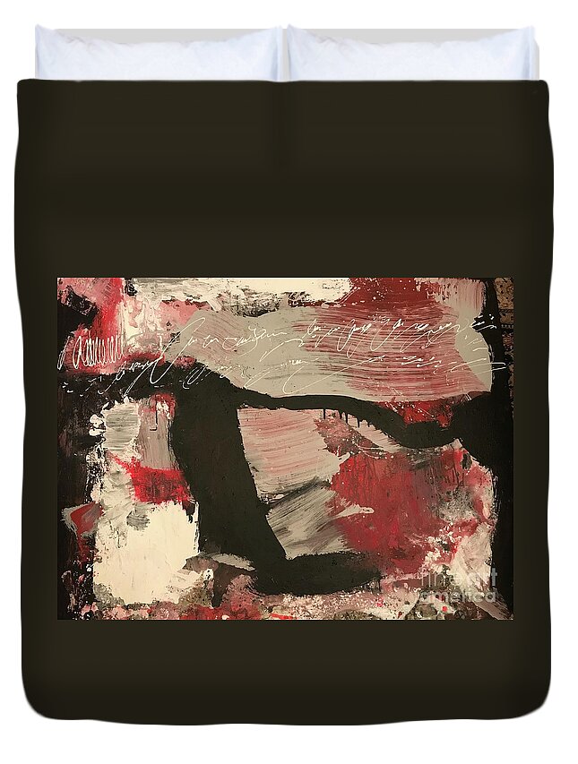 Romance Duvet Cover featuring the painting Untitled by Fereshteh Stoecklein