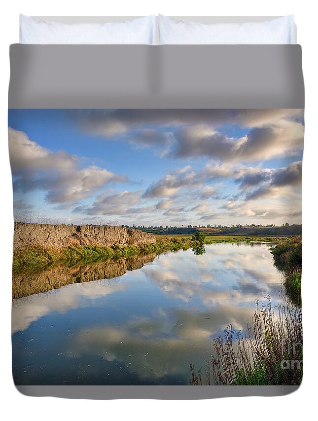 Upper Duvet Cover featuring the photograph Upper Newport Bay Nature Preserve 2 by Eddie Yerkish