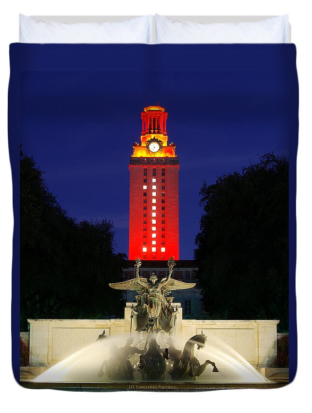 University Of Texas Tower Duvet Covers