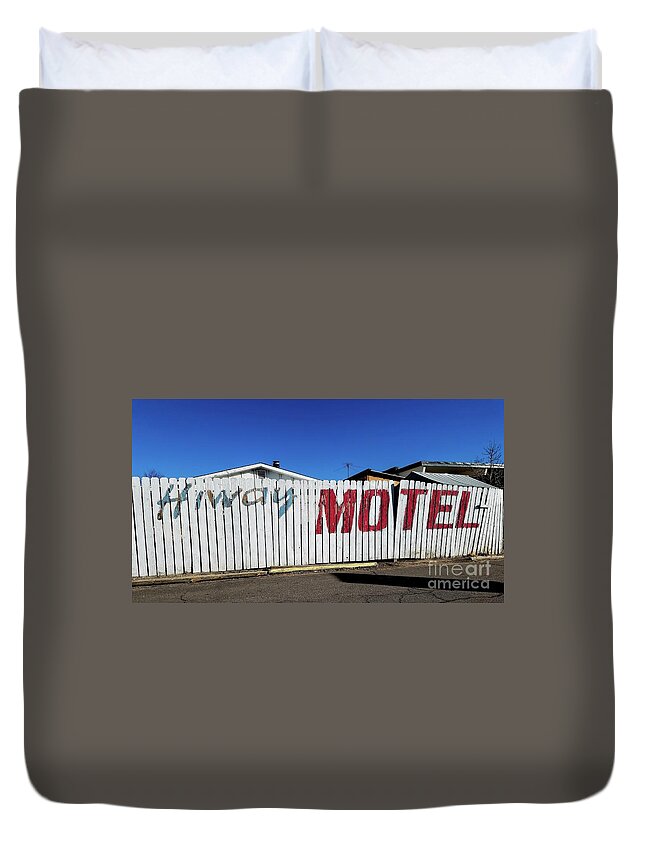 Vacancy Duvet Cover featuring the photograph Vacancy by Jon Burch Photography