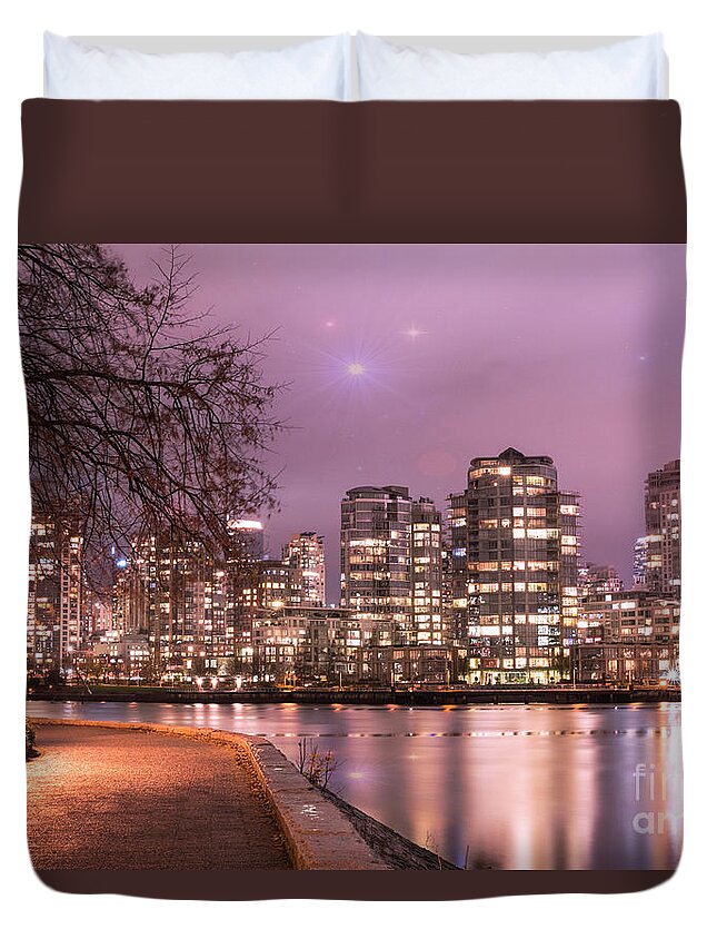 Bc Duvet Cover featuring the photograph Vancouver, Canada by Juli Scalzi